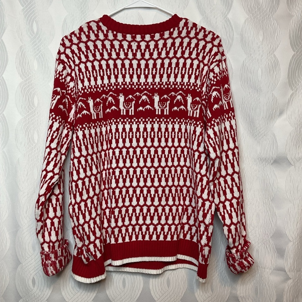 Blizzard Bay llama christmas sweater med - Picture 7 of 9